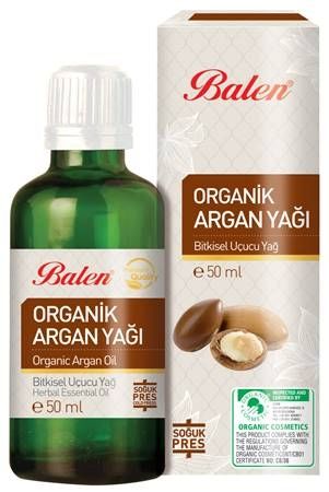 Balen Organik Argan Yağı (Soğuk Pres) 50 ML