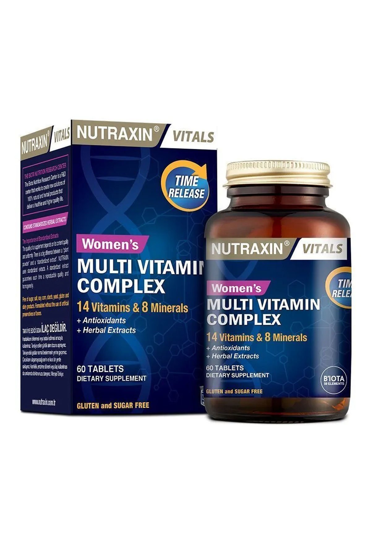 Nutraxin Multivitamin Mineral Complex Kadın 60 Tablet