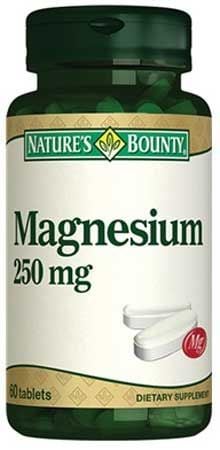 Nature's Bounty Magnesium 250 mg 60 Tablet