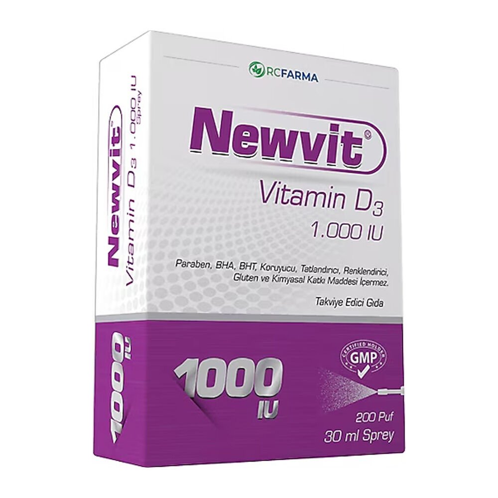 Newvit Vitamin D3 1000 IU Sprey 30 ml