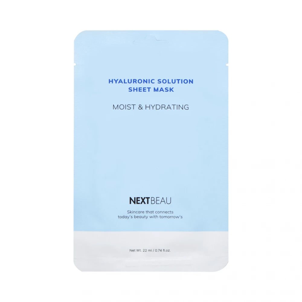 Nextbeau Hyaluronic Solution Moist Hydrating Sheet Mask