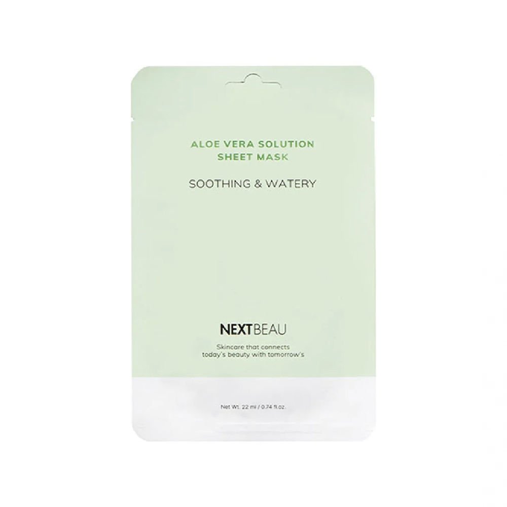 NEXTBEAU Aloe Solution Soothing & Watery Sheet Mask