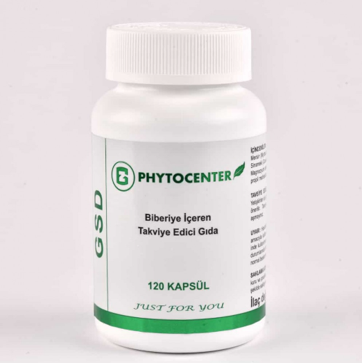 Phytocenter GSD Biberiye İçeren Takviye Edici Gıda 120 Kapsül