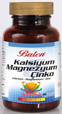 Balen Kalsiyum Magnezyum Çinko 90 Kapsül