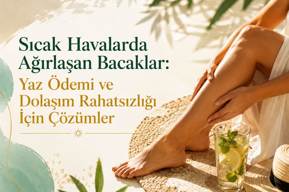 Sıcak Havalarda Ağırlaşan Bacaklar: Yaz Ödemi ve Dolaşım Rahatsızlığı İçin Çözümler