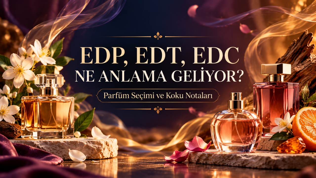 EDP, EDT ve EDC Ne Demek? Parfüm Seçimi ve Koku Notaları Rehberi