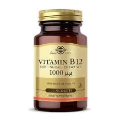 Solgar Vitamin B12 1000 mcg 100 Dilaltı Tablet