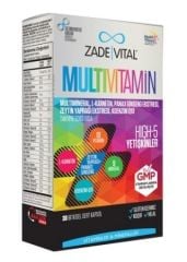 Zade Vital Multivitamin 30 Softjel Kapsül
