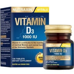 Nutraxin Vitamin D3 120 Tablet