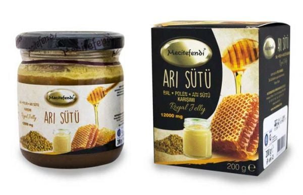 Mecitefendi Arı Sütü, Bal, Polenli Macun 12000 mg