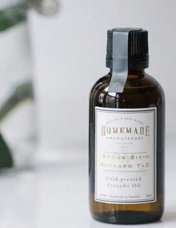 Homemade Soğuk Sıkım Avokado Yağı 50 ml