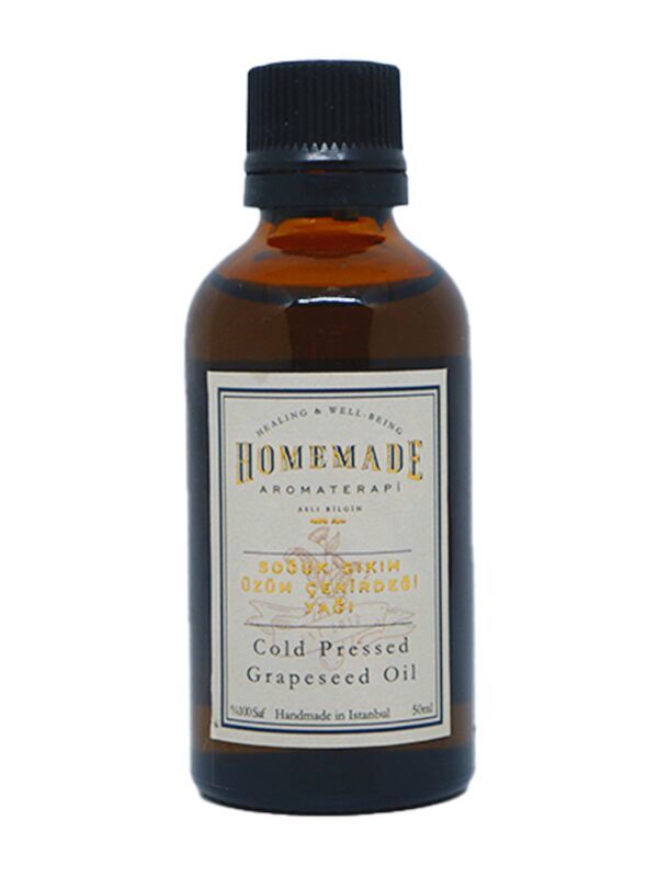 Homemade Soğuk Sıkım Üzüm Çekirdeği Yağı 50 ml