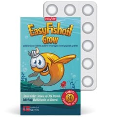 Easy Fish Oil Grow 30 Adet Çiğnenebilir Jel Form