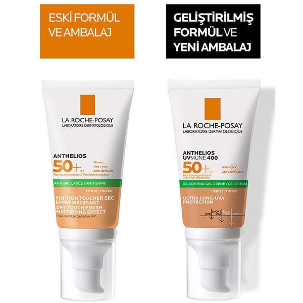 La Roche Posay Anthelios Oil Control Gel Cream Tinted SPF 50 50 ml Renkli Güneş Kremi