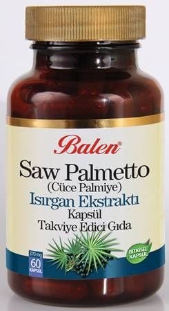 Balen Saw Palmetto ve Isırgan Ekstraktı, Çinko 60 Kapsül