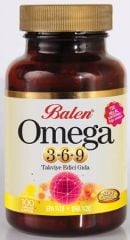 Balen Omega 3-6-9 Yağ Asitlerini İçeren 100 Yumuşak Kapsül