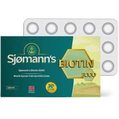 Sjomann’s Biotin 30 Adet Çiğnenebilir Jel Form
