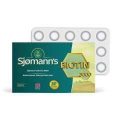 Sjomann’s Biotin 3000 İçeren Takviye Edici Gıda 30 Adet Çiğnenebilir Jel Form