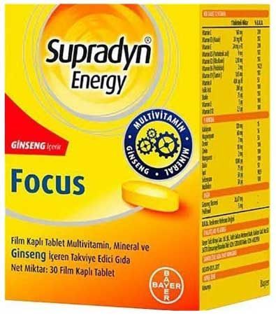 Supradyn Energy Focus 30 Tablet