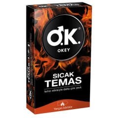 Okey Sıcak Temas Prezervatif 10 Adet