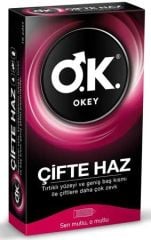Okey Çifte Haz Prezervatif 10 lu