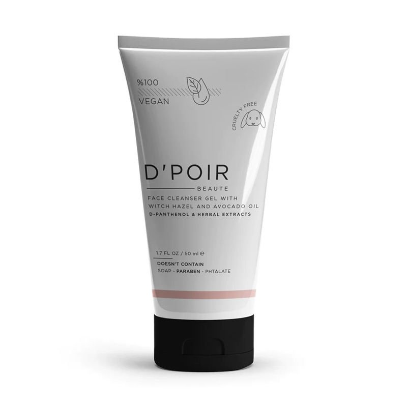 D'Poir Beaute Cadı Fındığı ve Avokado Yağlı Yüz Temizleme Jeli 50 ml