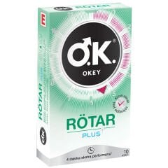 Okey Rötar Plus Prezervatif 10 Adet