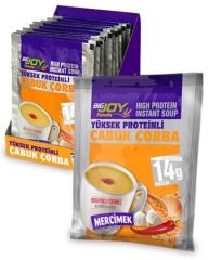 Bigjoy Yüksek Proteinli Çabuk Çorba Mercimek 12x30 gr