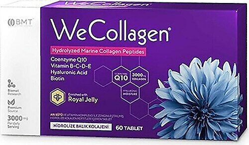 WeCollagen Type 1-2-3 Hidrolize Collegen Peptides 60 Tablet