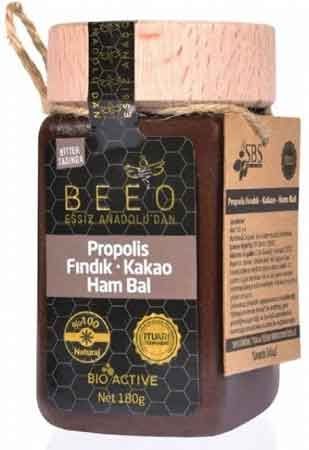 Beeo Kakao + Fındık + Ham Bal + Propolis 180 gr