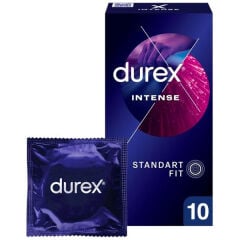 Durex Intense Prezervatif 10 Adet Standart Fit