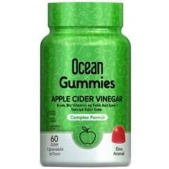 Ocean Gummies Apple Cider 60 Çiğnenebilir Jel Form