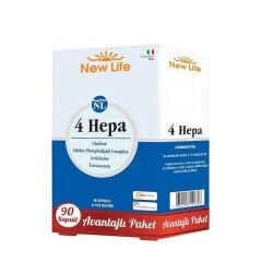 New Life 4 Hepa Takviye Edici Gıda 90 Kapsül