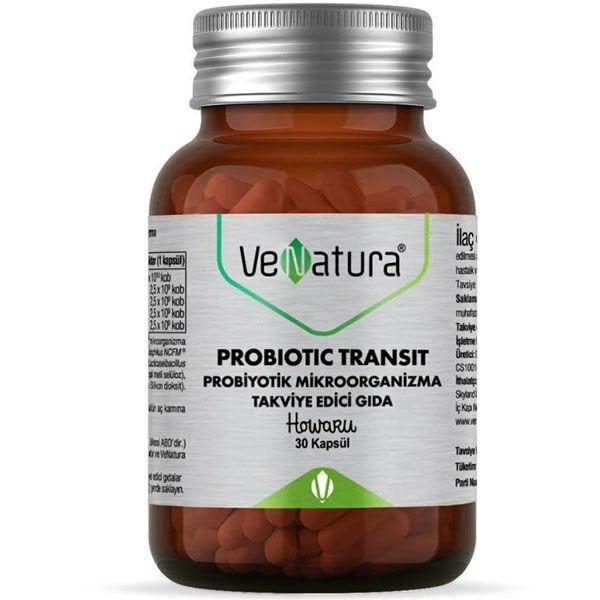 VeNatura Probiotic Support Probiyotik Mikroorganizma 30 Kapsül