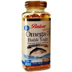 Balen Balık Yağı Yumuşak Kapsül 1380 mg 200 Kapsül