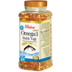 Balen Omega 3 Balık Yağı 1380 mg 200 Yumuşak Kapsül