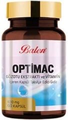 Balen Optimac Göz Otu Ekstraktı ve Vitamin 60 Kapsül