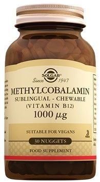 Solgar Methylcobalamin (B12) 1000 mcg 30 Dilaltı Tablet