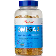 Balen Omega 3 Norveç Balık Yağı 1380 MG 200 Kapsül