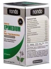 Nondo Advanced Epimedium With Maca + Panax Ginseng Extract 60 Kapsül