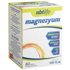 NbtLife Magnezyum P5P Vitamin B6 60 Kapsül