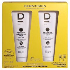 Dermoskin Be Bright Pigmentyl Spf 50+ 75 ml 2'li Paket Güneş Kremi