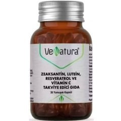Venatura Zeaksantin Lutein Resveratrol ve Vitamin C 30 Kapsül
