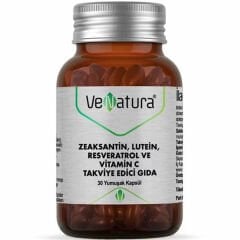 Venatura Zeaksantin Lutein Resveratrol ve Vitamin C 30 Kapsül