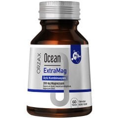 Ocean Extramag 60 Tablet Üçlü Magnezyum Kombinasyonu