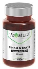 Venatura Çinko ve Bakır 60 Kapsül