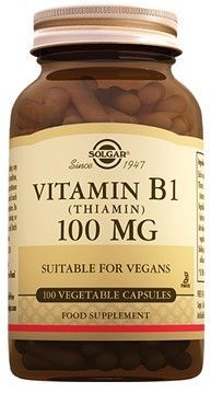 Solgar B1 Vitamin (Tiamin) 100 mg