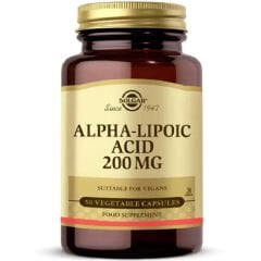 Solgar Alpha Lipoic Acid 200 mg 50 Kapsül