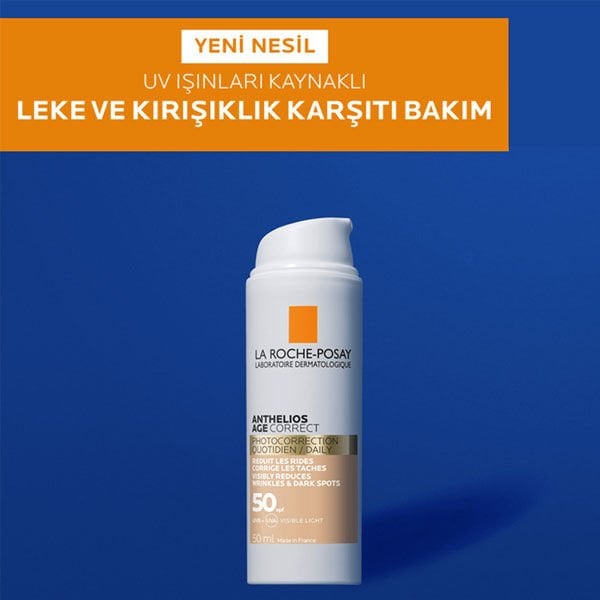 La Roche Posay Anthelios Age Correct Tinted SPF 50 50 ml Renkli Güneş Kremi