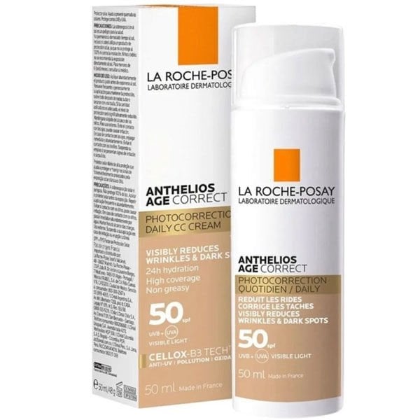 La Roche Posay Anthelios Age Correct Tinted SPF 50 50 ml Renkli Güneş Kremi